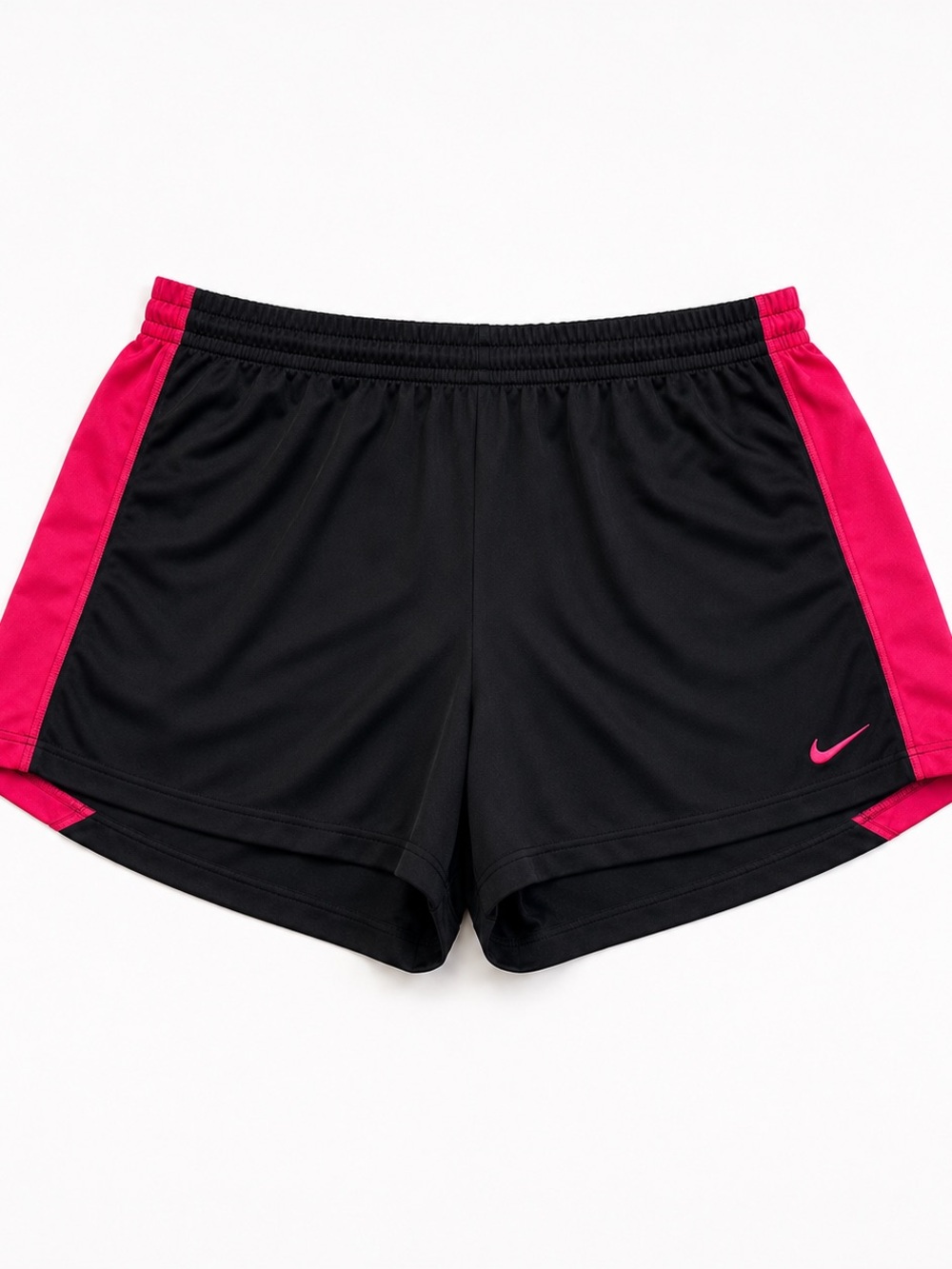 Nike Dri-FIT Women’s Large Black Pink Running Athletic Shorts